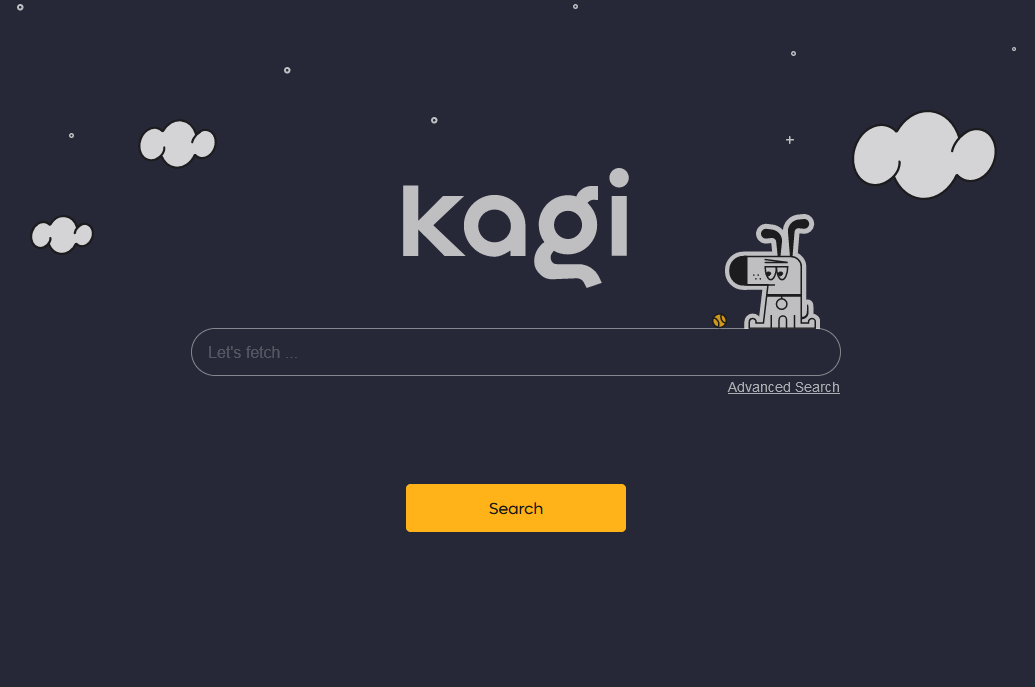 Kagi Front Page